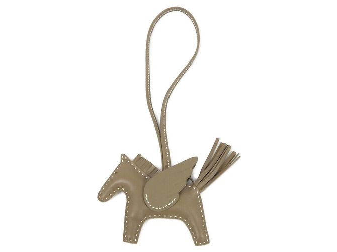 Hermès Hermes Rodeo Pegasus Accessory Bag Charm PM Beige Taupe