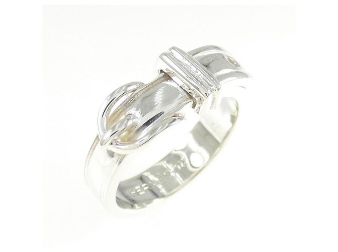 Hermès Centur Croix Ring Silber