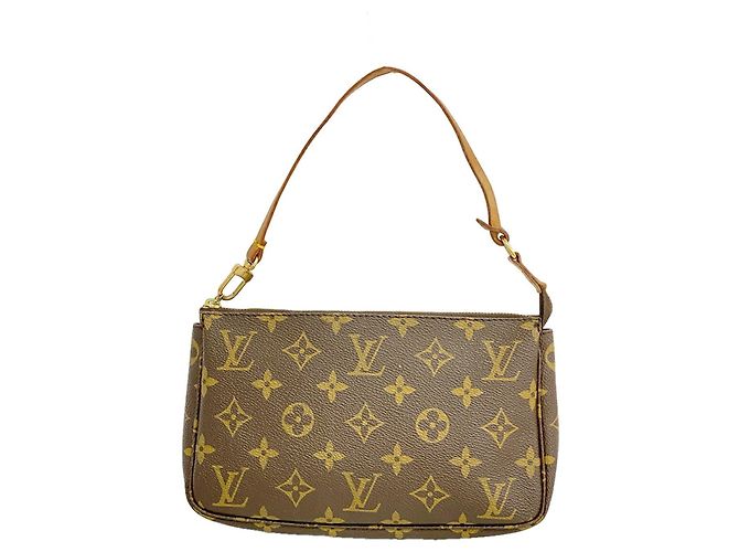 Louis Vuitton Monogram Pochette Accessoires Marrom