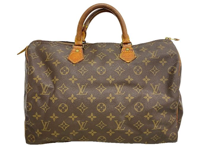 Bolsa Louis Vuitton Monogram Speedy 35 Marrom