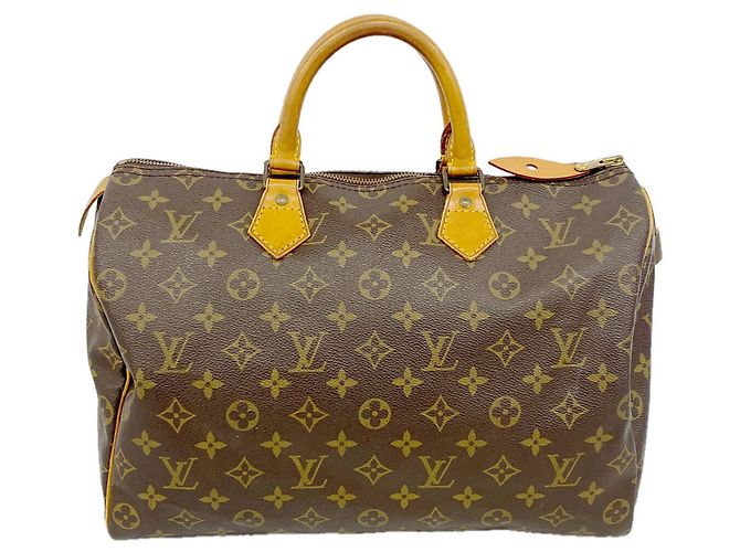 Bolsa Louis Vuitton Monogram Speedy 35 Marrom