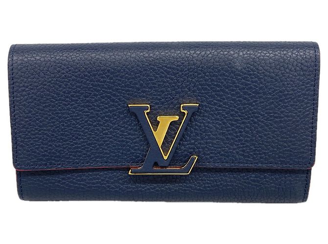 Louis Vuitton Long Wallet - Portefeuille Capucines Red