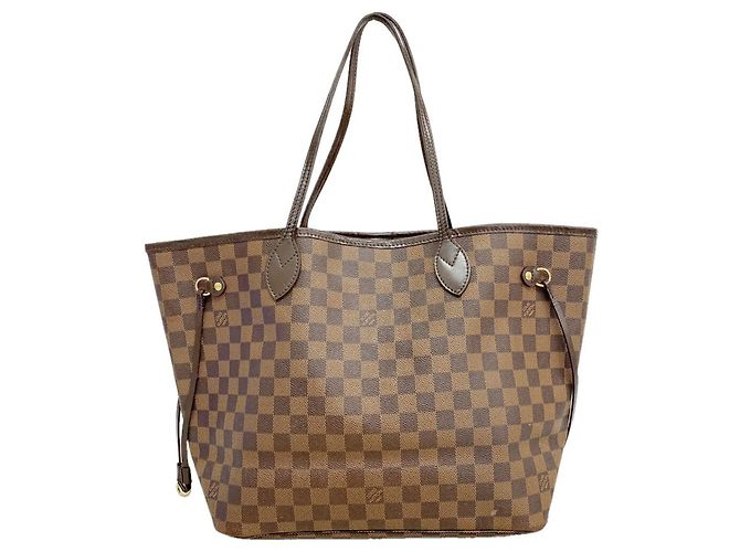 Saco Tote Louis Vuitton Damier Neverfull MM N51105 Ebene Damier ebene
