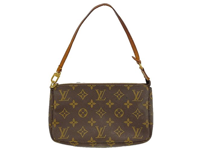 Louis Vuitton Monogram Pochette Accessoires Marrone