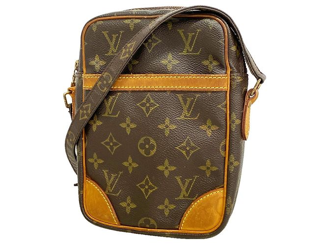 Louis Vuitton Monogram Danube Schultertasche Braun