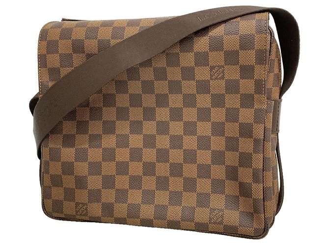 Bolsa de Ombro Louis Vuitton Damier Naviglio Damier ebene