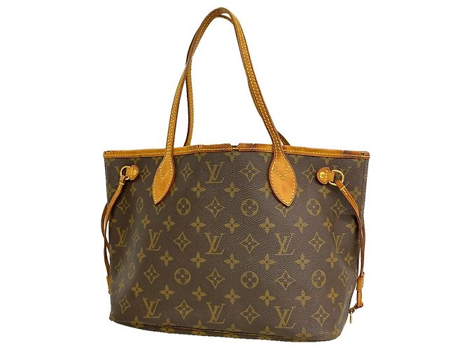 Saco Tote Louis Vuitton Monogram Neverfull PM Marrom