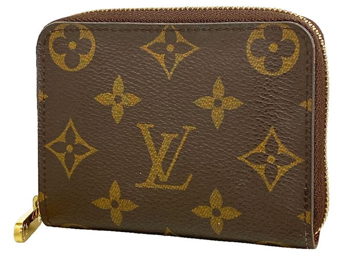 Monedero Zippy Monogram Louis Vuitton Castaño