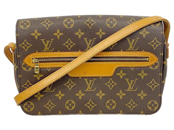 Borsa a tracolla Louis Vuitton Monogram Saint Germain 28 Marrone