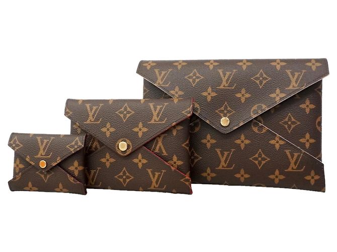 Borsa Pochette Kirigami Monogram Louis Vuitton Marrone