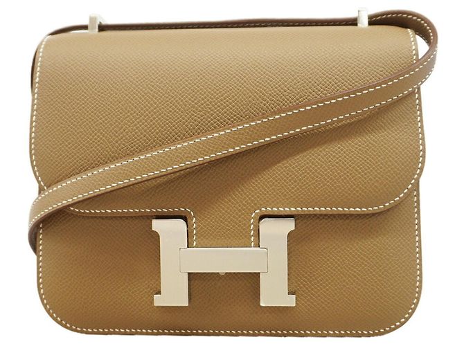 Hermès Sac à épaule Hermes Constance Mini Taupe