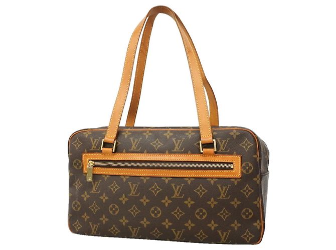 Borsa a tracolla Louis Vuitton Monogram Cite GM Marrone