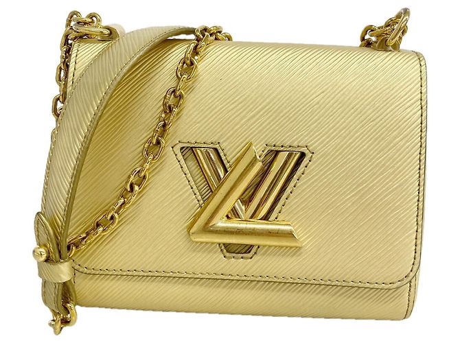 Borsa a tracolla Louis Vuitton Epi Twist PM D'oro