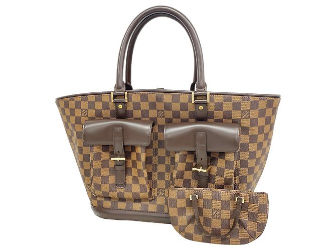 Borsa Louis Vuitton Damier Manosque GM N51120 Ebene Damier ebene