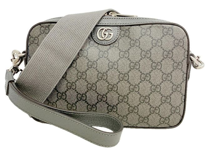Borsa a tracolla Gucci Ophidia Gray Marrone