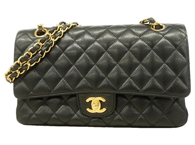 Borsa a tracolla Chanel Matelassé Nera Nero