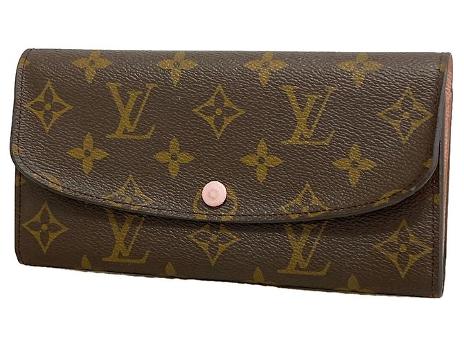 Louis Vuitton Monogram Portefeuille Emilie Long Wallet Pink