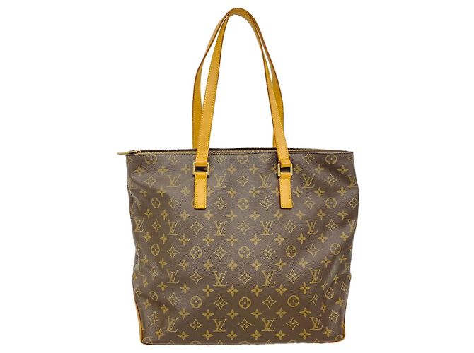 Saco Cabas Mezzo Monogram Louis Vuitton Marrom