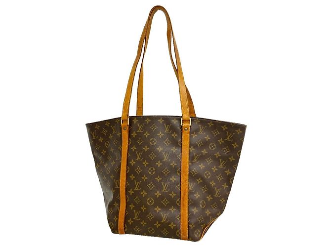 Borsa Tote Louis Vuitton Monogram Marrone