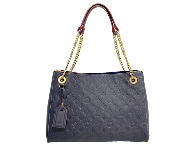 Louis Vuitton Monogram Empreinte Surenne MM Tote Bag Rot