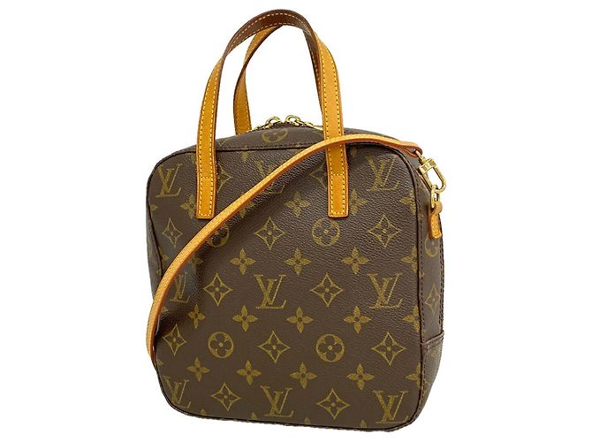 Bolsa Louis Vuitton Monogram Spontini M47500 Marrom