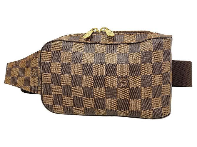 Borsa a tracolla Louis Vuitton Damier Geronimos Damier ebene