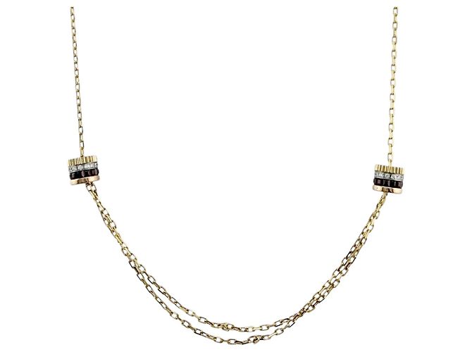 Collana Boucheron Quatre Classic Marrone Rosa Giallo