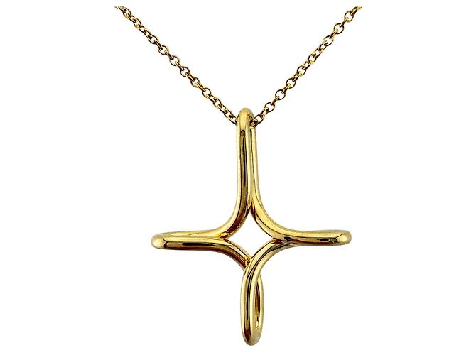 Autre Marque Collar Cruz Infinity Tiffany & Co. Dorado