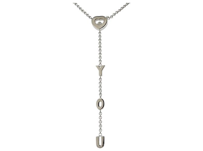 Collier Chopard Happy Diamonds Doré