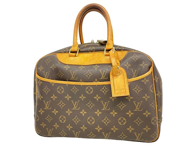 Borsa Louis Vuitton Monogram Deauville Marrone