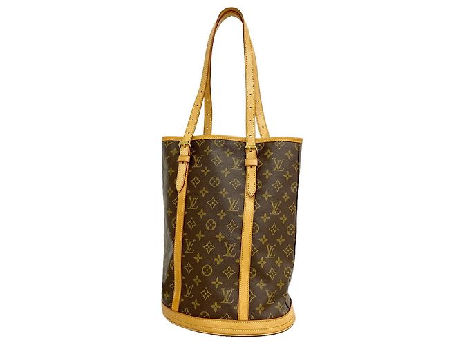 Saco Tote Louis Vuitton Monogram Bucket GM Marrom