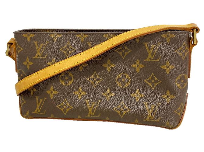 Bolsa de Ombro Louis Vuitton Monogram Trotteur Marrom