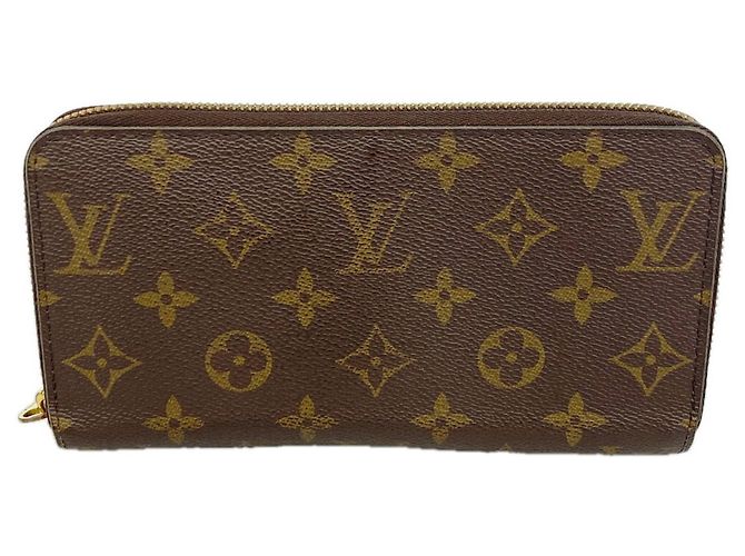 Carteira Zippy Monogram Louis Vuitton Marrom Fuschia