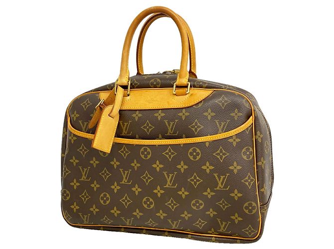 Borsa Louis Vuitton Monogram Deauville Marrone