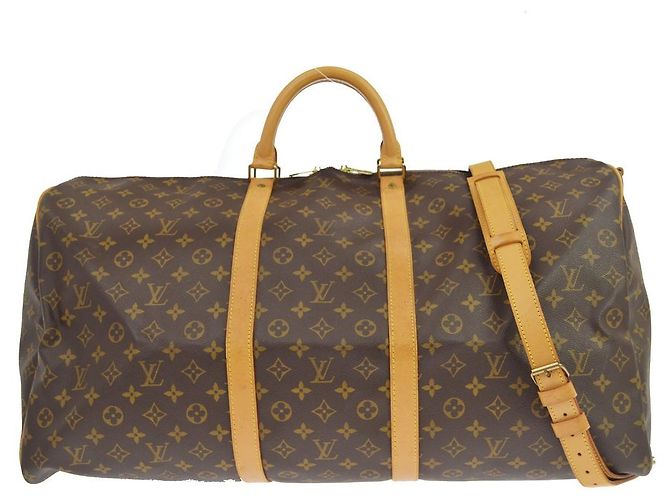 Louis Vuitton Keepall Bandouliere Monogram Canvas 60 Marrom