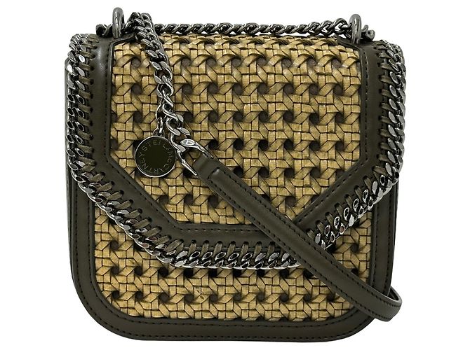 Stella Mc Cartney Borsa a tracolla Stella McCartney Falabella Box Khaki Cachi