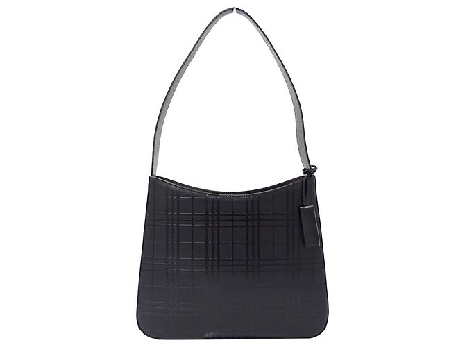 Borsa a tracolla Burberry in pelle nera Nero