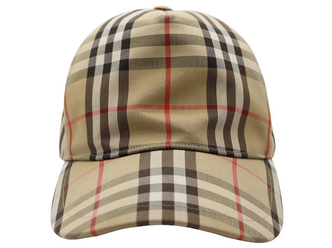 Cappello in cotone marrone Burberry