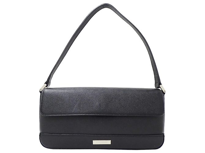 Borsa a tracolla Burberry in pelle nera Nero