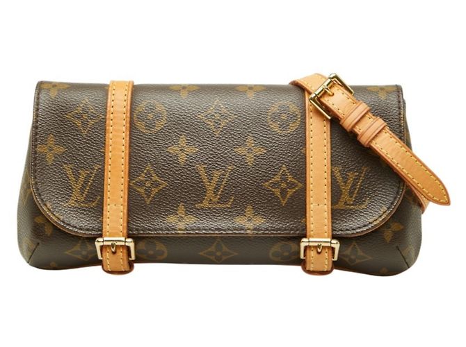Louis Vuitton Monogram Pochette Marelle Umhängetasche Braun