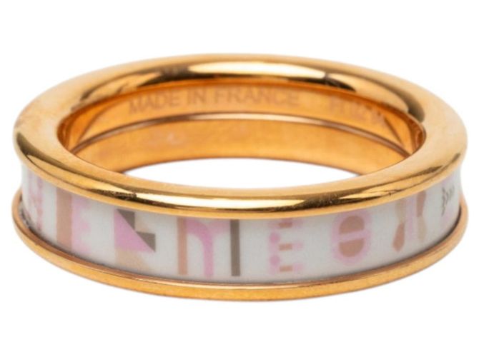 Ring Hermès Anello Hermes Bricol PM Multicolore D'oro