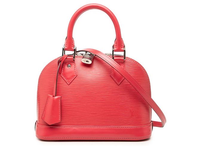 Borsa Louis Vuitton Epi Alma BB Rosso