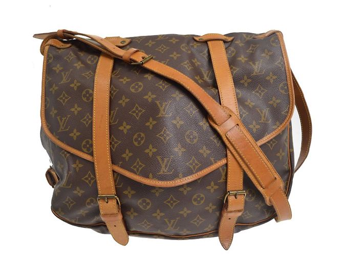 Louis Vuitton Saumur Monogram Canvas 43 Marrom