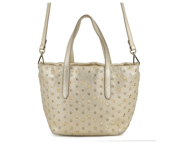Borsa Mini Sara Star Studded Jimmy Choo D'oro