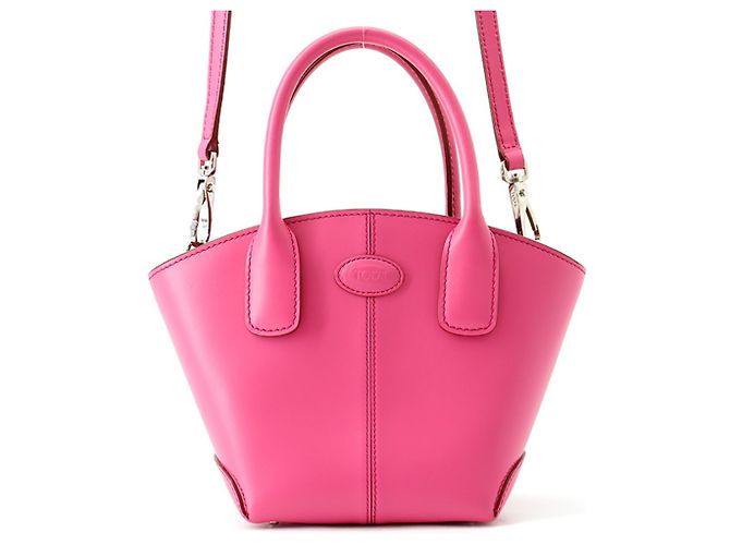 Bolsa de mão Tod's VASO Micro em couro Rosa