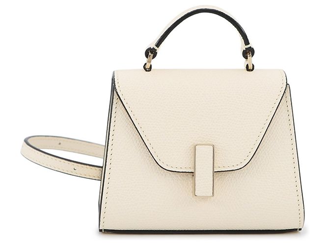 Bolsa de corpo em couro Iside Belt Valextra Branco