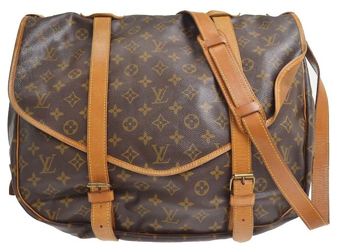 Louis Vuitton Saumur Monogram Canvas 43 Marron