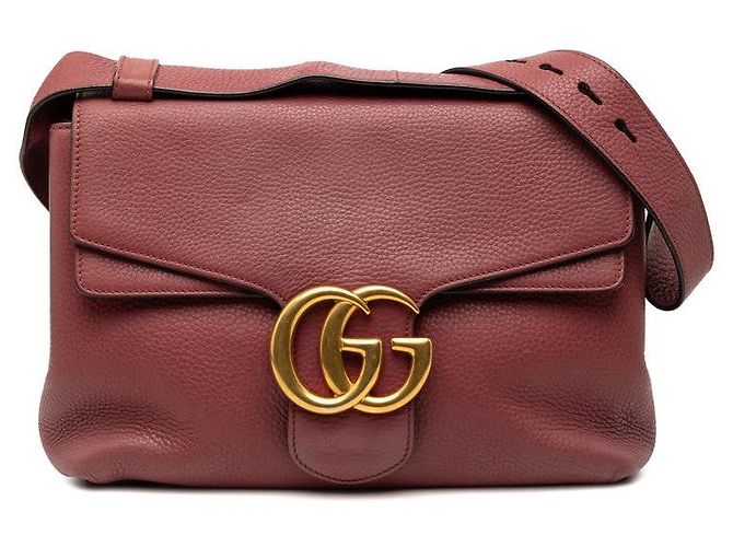 Borsa a tracolla Gucci GG Marmont Rosa