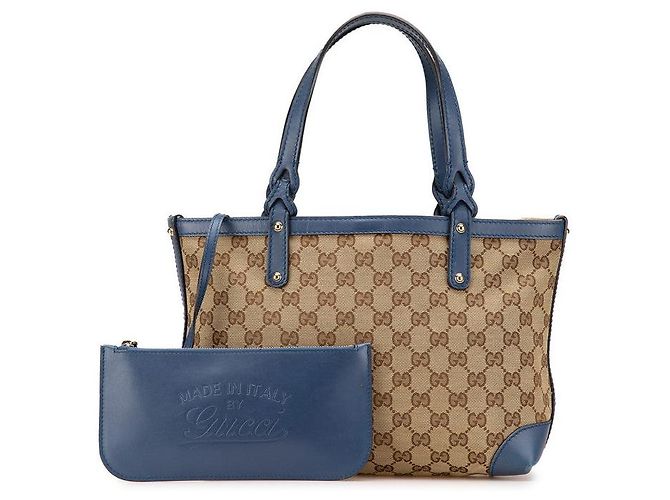 Saco Tote de Ombro Gucci GG Canvas Multicor
