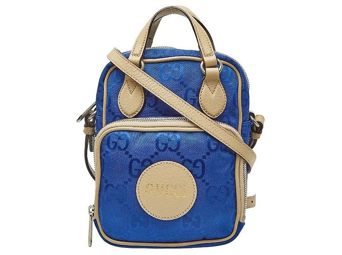 Borsa Gucci GG Nylon Off The Grid Blu